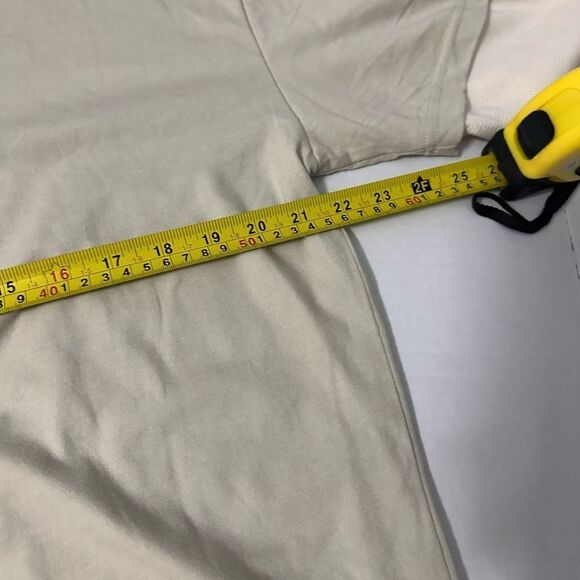 Men's Cream Long Sleeve Shirt Oversized Medium NWT - Picture 5 of 7